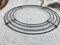 14 Pieces Wire Wreath Frame(10Inch), ENLAYER Metal Wreath Frame Dark Green Wire Round Wreath with 12 Golden Bow Tie,12 Silver Bow Tie,1 Wire Pliers and 115FT 22 Gauge Paddle Wire for Crafts